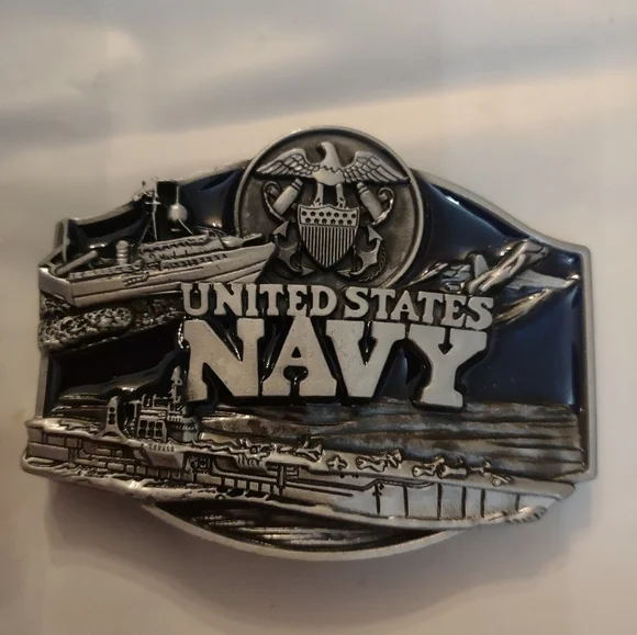 New men's Navy Military belt buckle - Picture 1 of 4